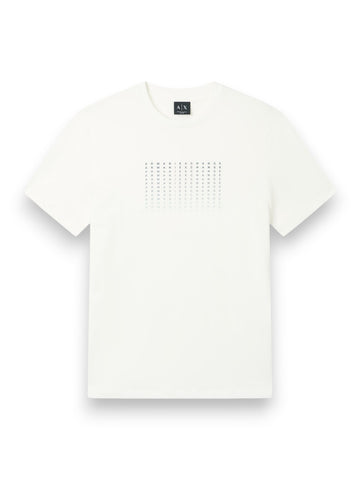 Armani Exchange T-Shirt 100% Cotton - T-Shirt Uomo - Panna
