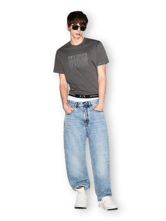 Armani Exchange T-Shirt 100% Cotton - T-Shirt Uomo - Verde