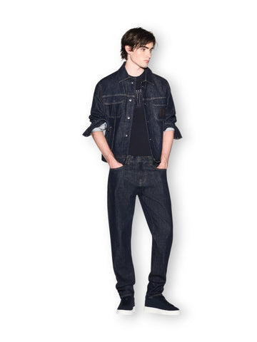 Armani Exchange T-Shirt 100% Cotton - T-Shirt Uomo - Blu