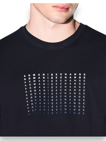 Armani Exchange T-Shirt 100% Cotton - T-Shirt Uomo - Blu