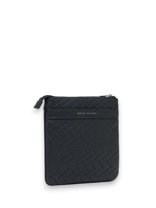 Armani Exchange Messenger Bag - Borse Uomo - Nero