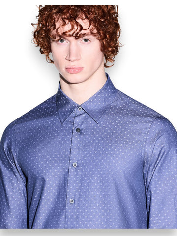 Armani Exchange Shirt 100% Cotton - Camicia Uomo - Fantasia
