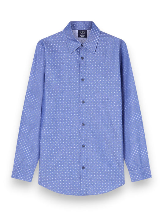 Armani Exchange Shirt 100% Cotton - Camicia Uomo - Fantasia