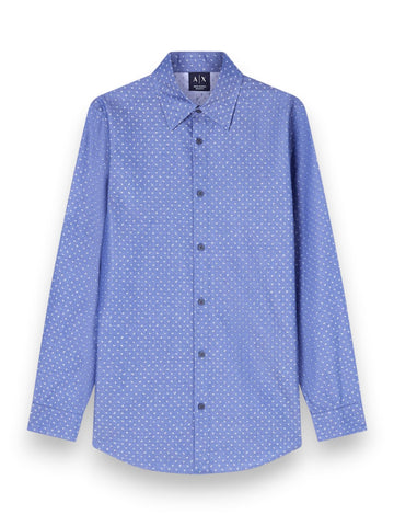 Armani Exchange Shirt 100% Cotton - Camicia Uomo - Fantasia