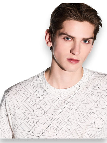 Armani Exchange T-Shirt 100% Cotton - T-Shirt Uomo - Panna