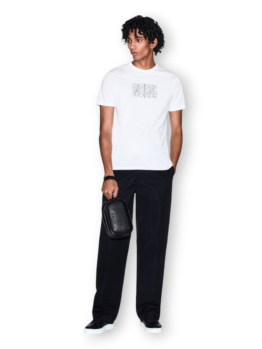 Armani Exchange T-Shirt 100% Cotton - T-Shirt Uomo - Bianco