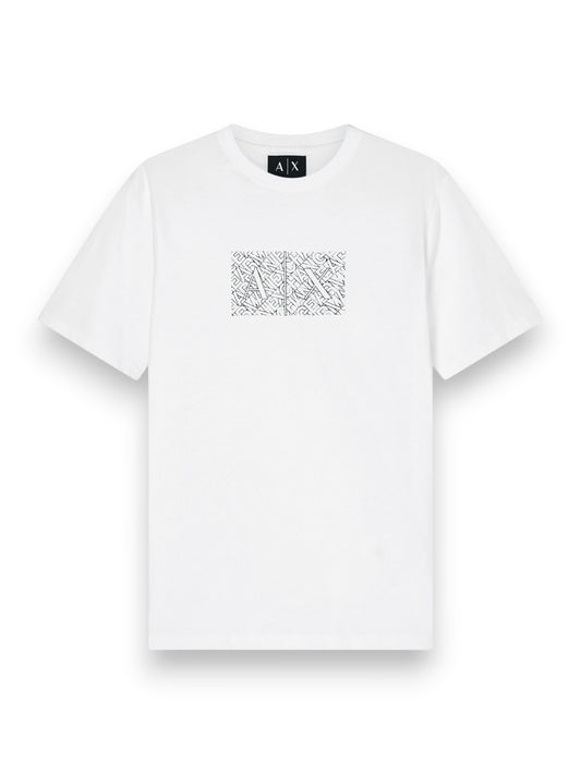Armani Exchange T-Shirt 100% Cotton - T-Shirt Uomo - Bianco