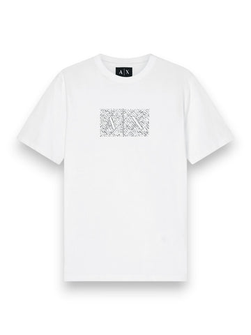 Armani Exchange T-Shirt 100% Cotton - T-Shirt Uomo - Bianco