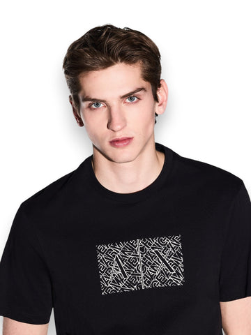 Armani Exchange T-Shirt 100% Cotton - T-Shirt Uomo - Nero