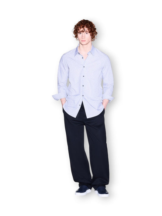 Armani Exchange Shirt 100% Cotton - Camicia Uomo - Fantasia