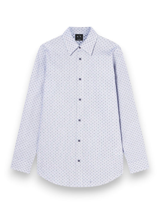 Armani Exchange Shirt 100% Cotton - Camicia Uomo - Fantasia