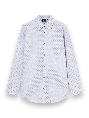 Armani Exchange Shirt 100% Cotton - Camicia Uomo - Fantasia