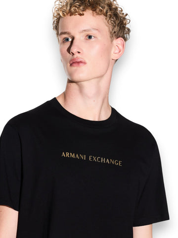 Armani Exchange T-Shirt 100% Cotton - T-Shirt Uomo - Nero