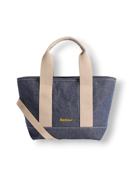 Barbour Mini Mya Denim Tote Bag - Borsa Donna - Indigo