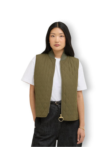 Barbour Roeburn Gilet - Gilet Donna - Verde Oliva