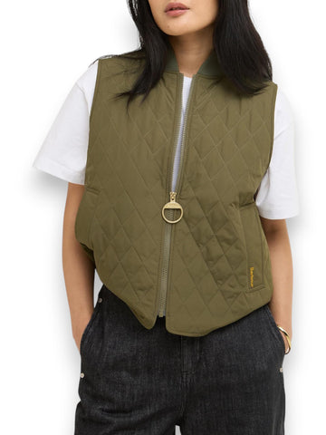 Barbour Roeburn Gilet - Gilet Donna - Verde Oliva