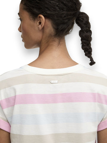 Barbour Lyndale Top - Maglieria Donna - Beige/Rosa