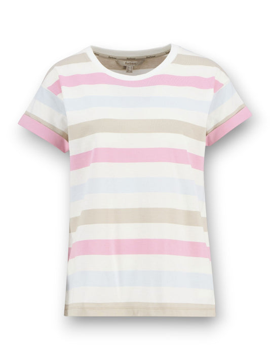 Barbour Lyndale Top - Maglieria Donna - Beige/Rosa