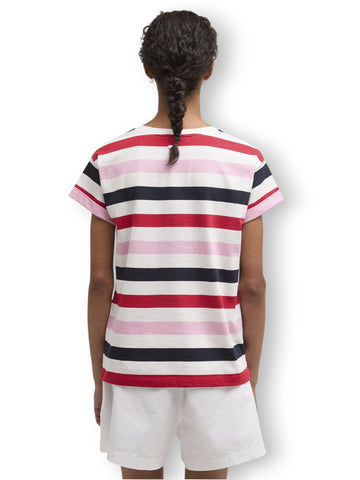 Barbour Lyndale Top - Maglieria Donna - Rosa/Rosso