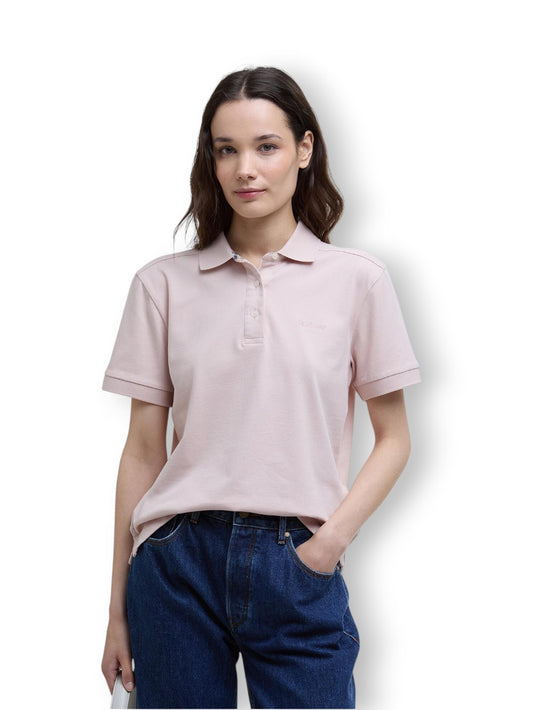 Barbour Bowford Polo Top - T-Shirt Donna - Rosa