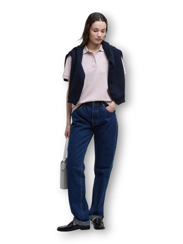 Barbour Bowford Polo Top - T-Shirt Donna - Rosa