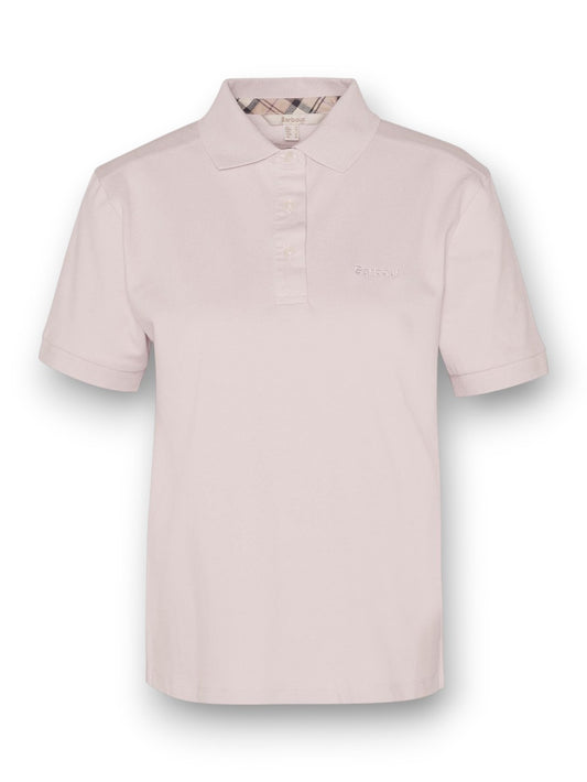 Barbour Bowford Polo Top - T-Shirt Donna - Rosa