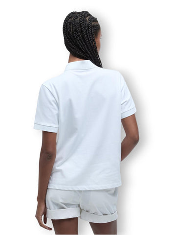 Barbour Bowford Polo Top - T-Shirt Donna - Bianco