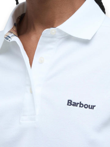 Barbour Bowford Polo Top - T-Shirt Donna - Bianco