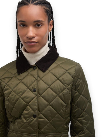 Barbour Deveron Quilt - Capospalla Donna - Verde