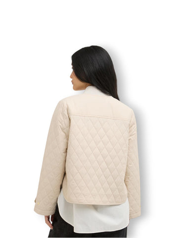 Barbour Whillan Quilted Jacket - Capospalla Donna - Panna