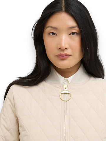 Barbour Whillan Quilted Jacket - Capospalla Donna - Panna