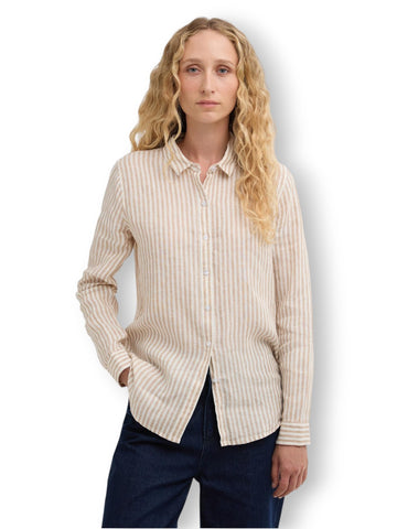 Barbour Marine Shirt - Camicia Donna - Rosa/bianco