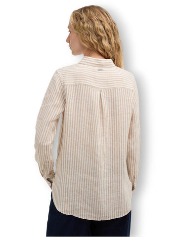 Barbour Marine Shirt - Camicia Donna - Rosa/bianco