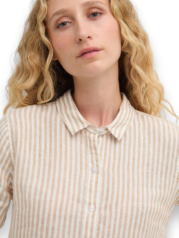 Barbour Marine Shirt - Camicia Donna - Rosa/bianco