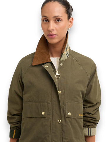 Barbour Medland Showerproof Jacket - Capospalla Donna - Verde