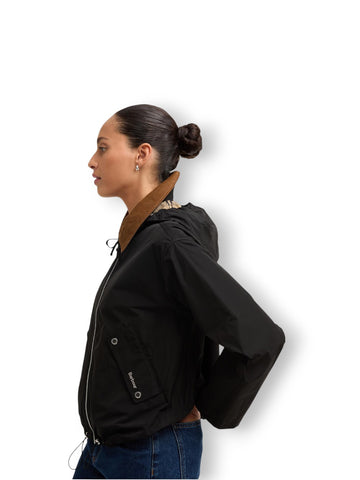 Barbour Weaver Showerproof Jacket - Capospalla Donna - Nero