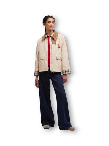 Barbour Icons Spey Showerproof - Capospalla Donna - Panna