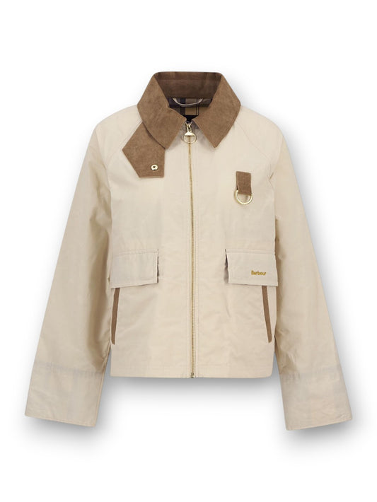 Barbour Icons Spey Showerproof - Capospalla Donna - Panna