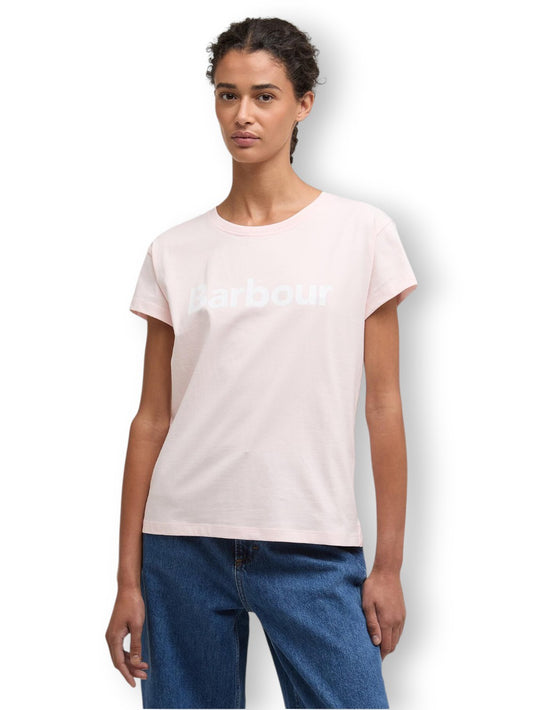 Barbour Hartland T-Shirt - T-Shirt Donna - Rosa