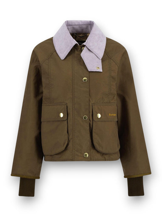 Barbour Cropped Beadnell Wax - Capospalla Donna - Marrone