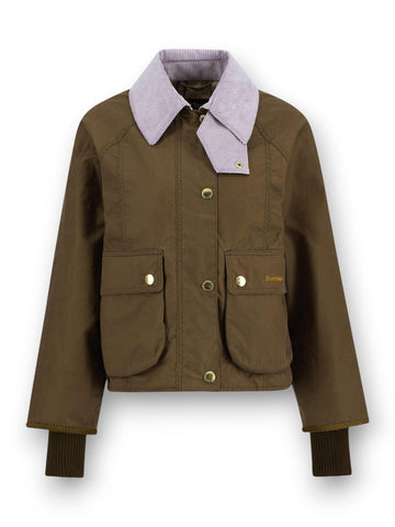 Barbour Cropped Beadnell Wax - Capospalla Donna - Marrone