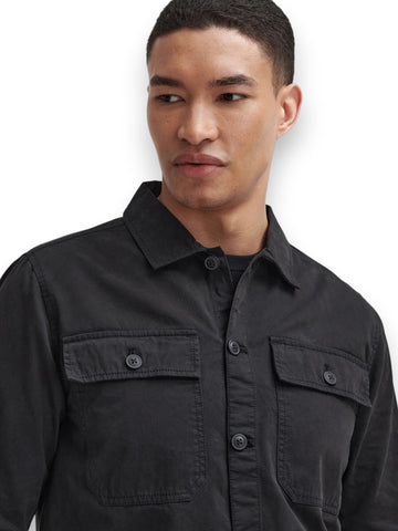 Barbour Arlo Overshirt - Camicie Uomo - Nero