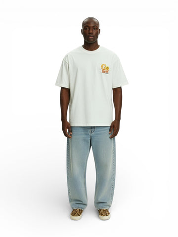 Barrow Denim Pants Unisex - Jeans Unisex - Bianco