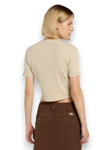 Dickies Plentywood Ss Tee - T-Shirt Donna - Beige