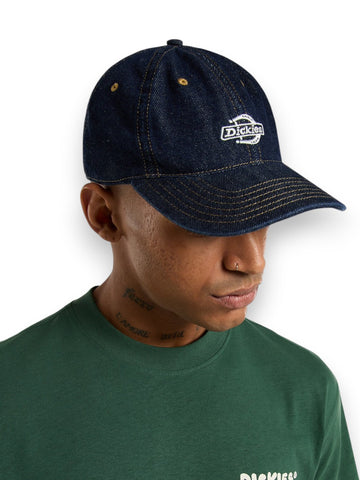 Dickies Dad Cap Denim Rinsed - Cappelli Uomo - Denim