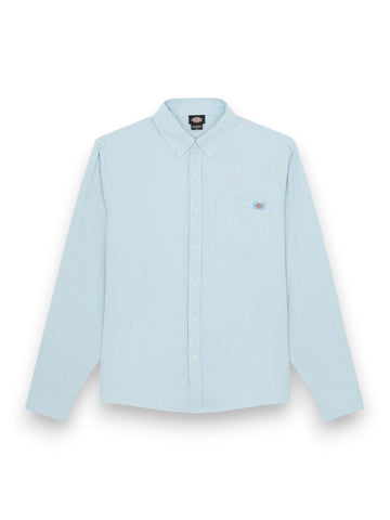Dickies Gallatin Shirt Ls - Camicie Uomo - Celeste
