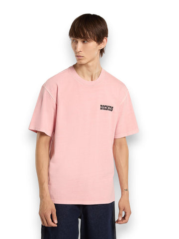 Dickies Buchtell Ss Tee Bridal Rose - T-Shirt Uomo - Rosa