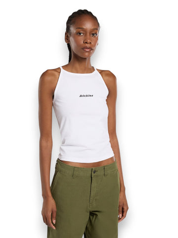 Dickies Honeyville Tank - T-Shirt Donna - Bianco
