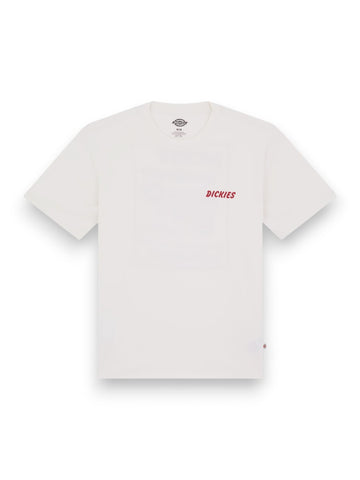 Dickies Dry Ridge Ss Tee Egret - T-Shirt Uomo - Panna