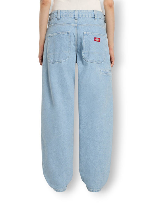 Dickies 957 Loose Tapered Work Je - Jeans Donna - Denim Chiaro